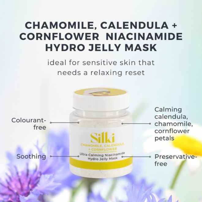 Chamomile, Calendula + Cornflower Ultra-Calming Niacinamide Hydro Jelly Mask